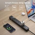 GHome Smart Plug Power Strip with USB Ports