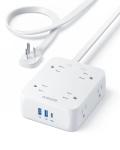 Anker Power Strip with USB and Flat Plug