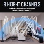 Nakamichi 11.2.6 Dolby Atmos Soundbar with Subwoofers