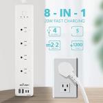 Smart Plug Power Strip with USB and Voice Control