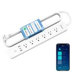 Smart Plug Power Strip with USB and WiFi Control