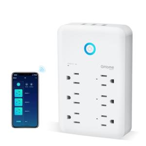 Smart Plug Outlet Extender with USB Ports