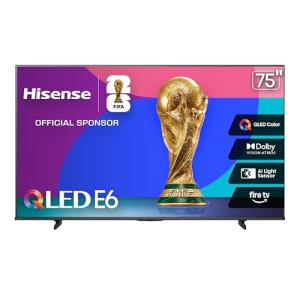 Hisense 75" E6 QLED 4K Smart TV