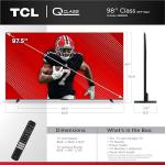 TCL 98-Inch QLED 4K Smart TV with Google