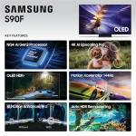 SAMSUNG 65-Inch OLED S90F 4K Smart TV