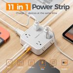 TESSAN 8 Outlet Power Strip with USB Ports