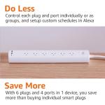 Smart Plug Power Strip with USB Ports