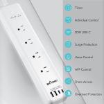 Smart Plug Power Strip with USB and Voice Control