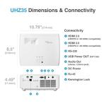 Optoma UHZ35 4K UHD Home Theater Projector