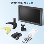 JINSWY 10.1" HD Security Monitor with Remote