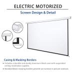 Kayle 120" Motorized Projector Screen with Remote