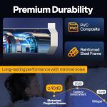 VIVOHOME Motorized 84-Inch Projector Screen with Remote