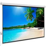 100-Inch Motorized Projector Screen with Remote
