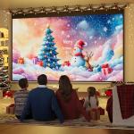 YODOLLA 150" Motorized 4K HD Projector Screen