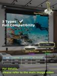 MIGO 120 Inch Motorized Pull Down Projector Screen