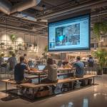 94" Electric Projector Screen with Remote Control