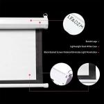 100-Inch Motorized Projector Screen with Remote