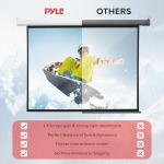 Pyle 72" Motorized Projector Screen with Remote