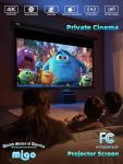 MIGO 120 Inch Motorized Pull Down Projector Screen
