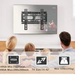 GLWIXY Fixed Wall Mount for 14-42" TVs