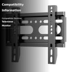 GLWIXY Fixed Wall Mount for 14-42" TVs