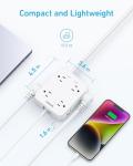 Anker Power Strip with USB and Flat Plug