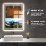 Smart Anti-Fog Vanity Mirror with Touch Display