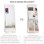 Smart Home Gym Mirror with 14" Display