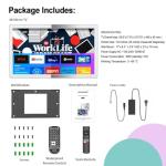 32" 4K Smart Bathroom Mirror TV with Voice Control