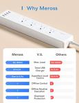 Meross Smart Power Strip with Voice Control