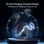 Machenike TH60 Wireless Gaming Earbuds with Noise Cancelling