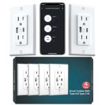 Lumary Smart USB Wall Outlet with Alexa & Google Home