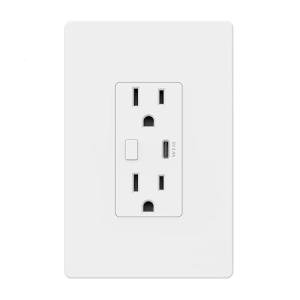 Smart Wi-Fi Outlet with Voice Control and USB-C