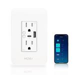 Smart USB Wall Outlet with Remote Control