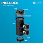 JLab Go Party Bluetooth Speaker with RGB Lighting
