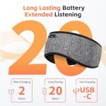 Bluetooth Sleep Headphones with Long Playtime and Stereo
