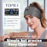 TOPIEI Bluetooth Sleep Headphones Headband - 2-Pack