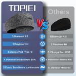 TOPIEI Bluetooth Sleep Headphones Headband - 2-Pack