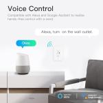 MOES Smart USB Wall Outlet with Wi-Fi, 4-Pack