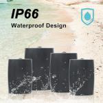 Herdio 6.5-Inch Outdoor Bluetooth Speakers with Amplifier