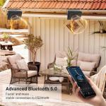 800W Waterproof Bluetooth Outdoor Speaker System - 4 Pack