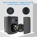 Herdio 5.25” Waterproof Indoor Outdoor Wall Speakers