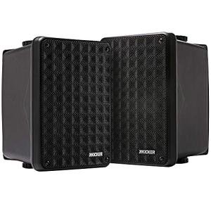 KICKER KB6B Weatherproof Indoor Outdoor Speakers - Pair