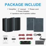 Outdoor Waterproof Bluetooth Speakers with Amplifier System