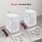 Pyle 3-Way Wall Mount Indoor/Outdoor Speakers Set