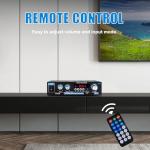 200W Bluetooth Mini Stereo Amplifier with Remote