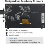 7-Inch HDMI Monitor for Raspberry Pi and PC