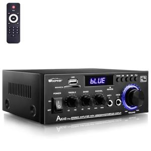 WOOPKER AK45 Pro Bluetooth Home Audio Amplifier