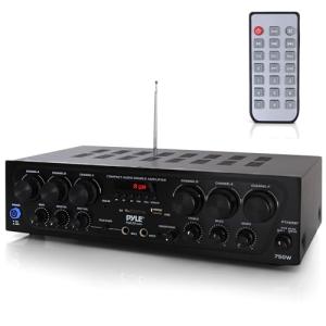 Pyle 6-Channel Bluetooth Home Audio Amplifier
