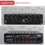 Pyle 6-Channel Bluetooth Home Audio Amplifier